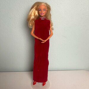 Mattel 1999 Barbie22450HF Blond Hair Blue Eyes Knees Bend Lever Moves Arms